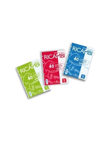 RICAMBI FORATI A4 5MM...