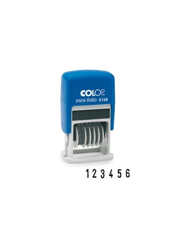 Timbro mini numeratore S126...