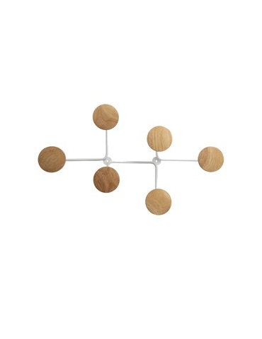 Appendiabiti da muro a 6...