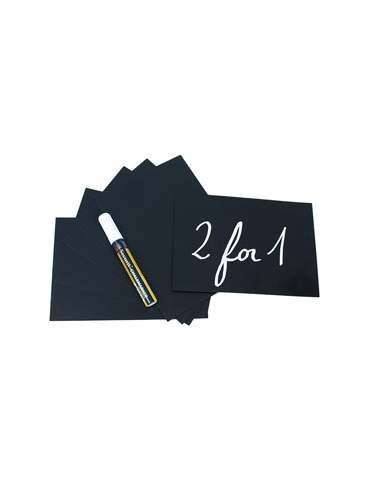 Set 20 TAG nere 10,5x15cm...