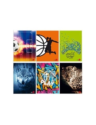 Maxiquaderno A4 40fg+2 80gr...